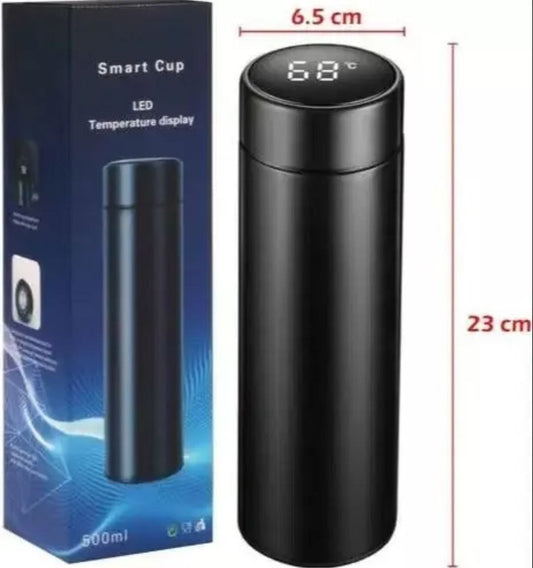 Termo Digital de acero inoxidable, Botella con pantalla digital de temperatura, con doble pared de acero inoxidable y pantalla digital